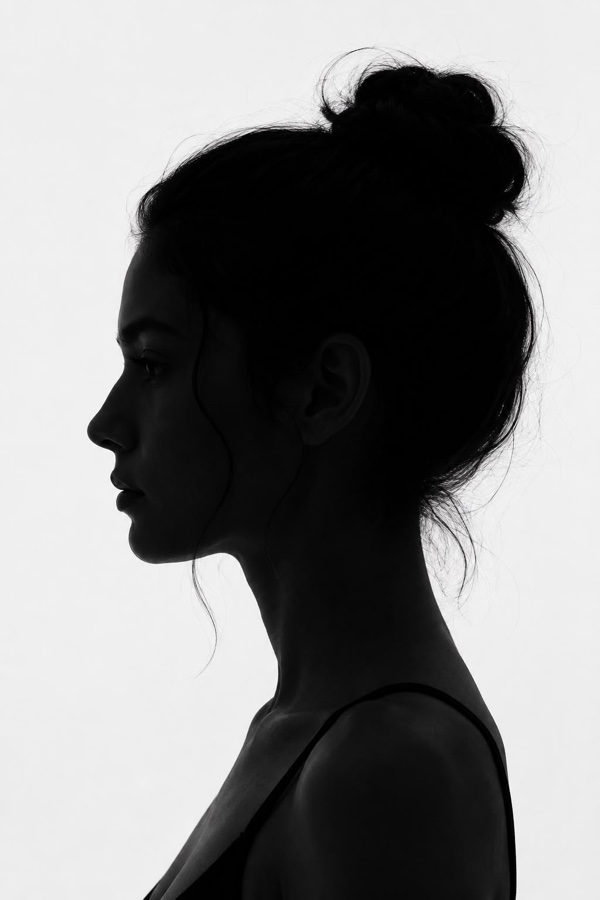 Example left profile image